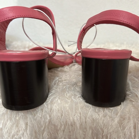 Everlane Double Strap Block Heeled Sandal Rose Pink Size 8 - Picture 6 of 11